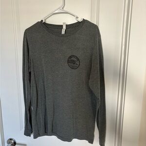 South End Surf Shop Charcoal Long Sleeve Tee